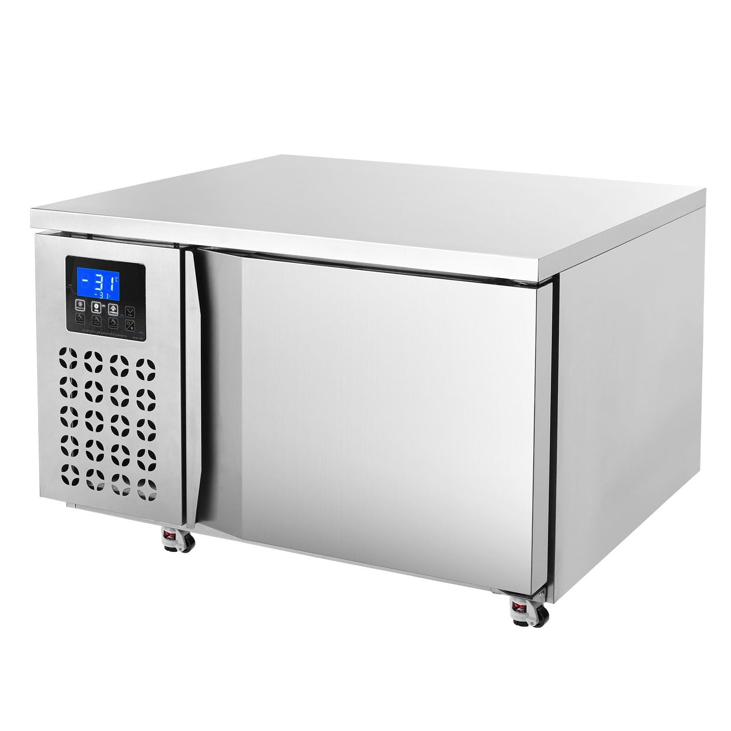 Commercial Blast Freezer, 80 L / 2.8 Cu.ft Blast Chiller with 3 Trays,