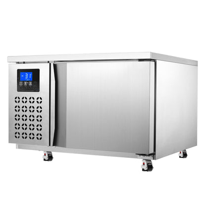 Commercial Blast Freezer, 80 L / 2.8 Cu.ft Blast Chiller with 3 Trays,